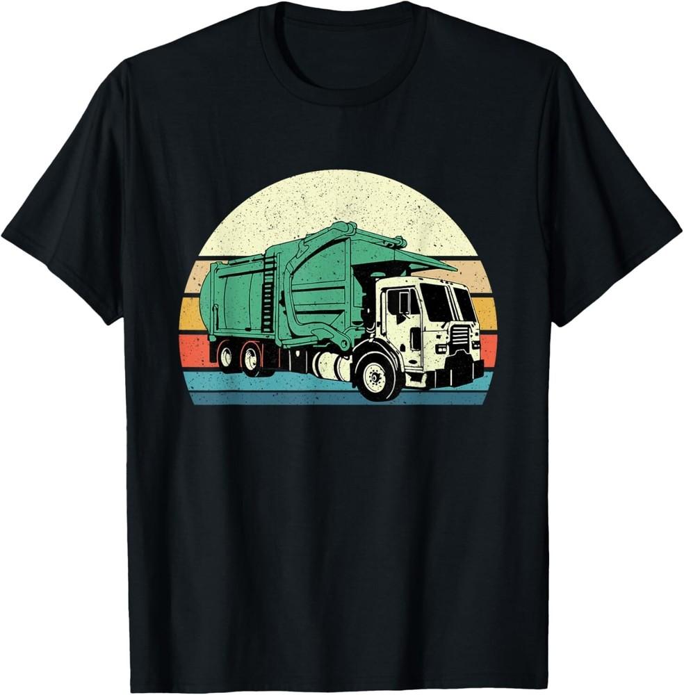 

Retro Garbage Truck - Dump Trash Collector Recycling Lover Gift Unisex T-Shirt 4XL