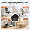 5Pcs Silicone Furniture Wheel Caster Universal Chair Wheels Stopper Office Chair Wheel  Furniture