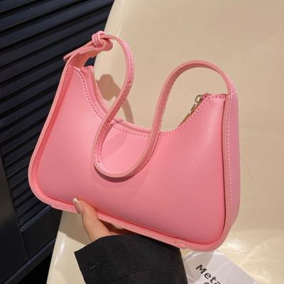 Mode Einfache Frauen Einzelne Schulter Tasche Sommer Neue Alle-Abgestimmt Solide Weibliche Unterarm Pack Leder Damen Pendler Tasche