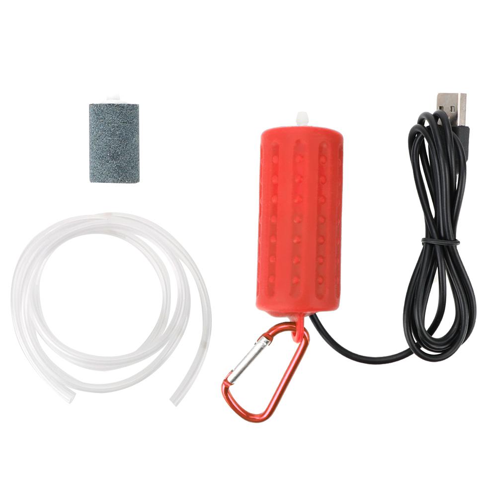 1 ks Akvarijní kyslíkové vzduchové čerpadlo Přenosný vodní terarijní filtr Tichý Úsporné potřeby Mini USB Příslušenství pro akvárium