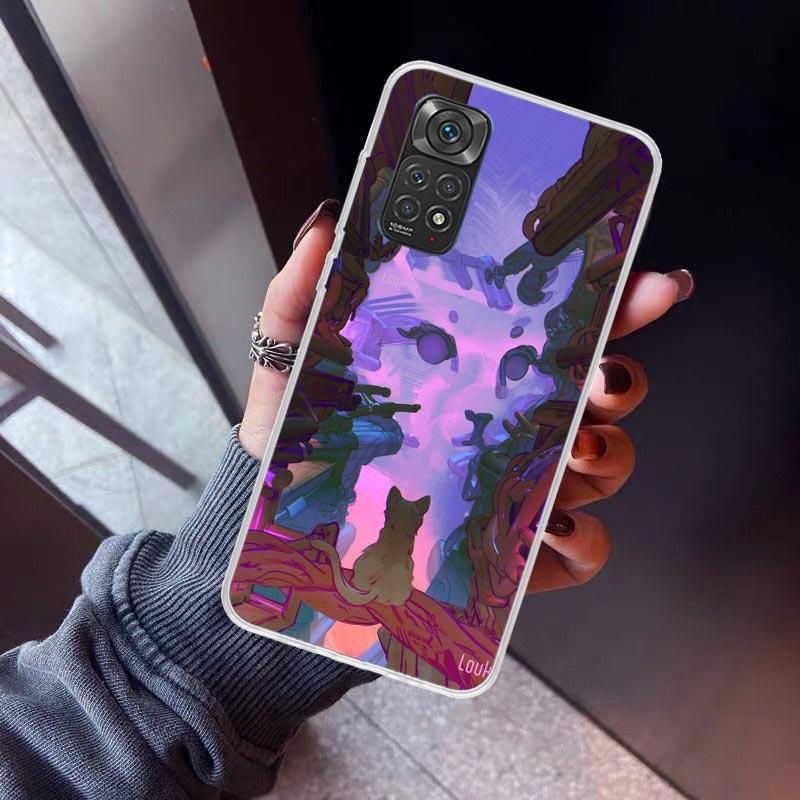 Stray Cat Game Phone Case For Xiaomi Redmi Note 10 11 12 13 14 15 Pro Plus 11S 12S 14S 11T 11E 10S Soft TPU Back Cover Redmi Not