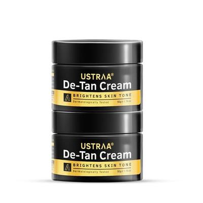 Krem do usuwania opalenizny dla mężczyzn - 50g (Zestaw 2) - Testowany dermatologicznie - Dla skutecznego usuwania opalenizny i wyrównania kolorytu skóry, Z japońskim Yuzu i Lukrecją