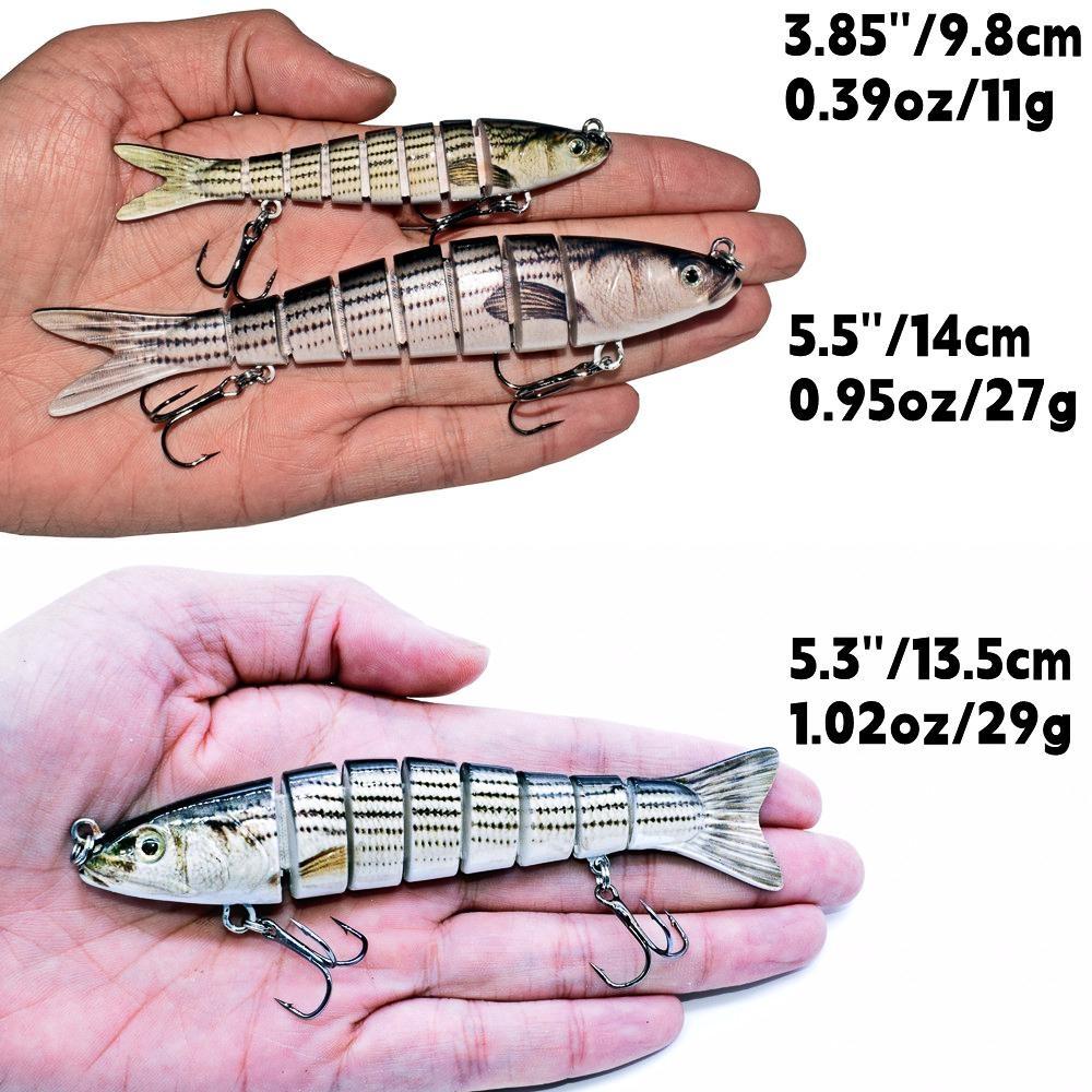 Balıkçılık Lures Swimbait Crankbait Yem Bas Alabalık Crappie Muskie Yayın Balığı Olta Gerçekçi Balık