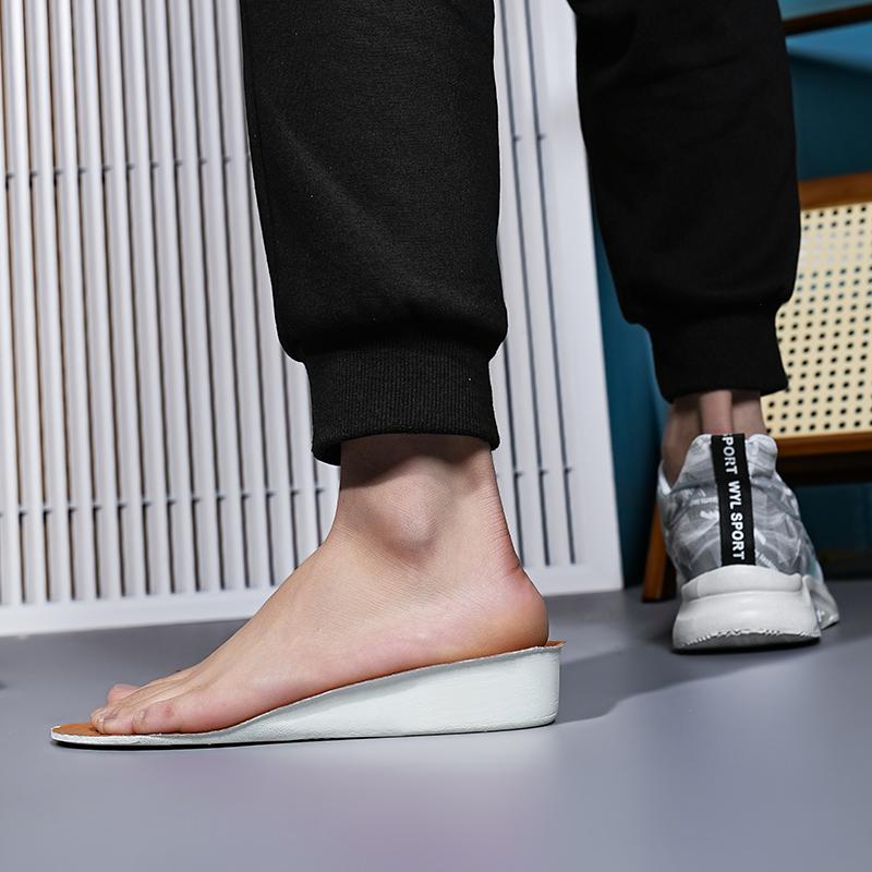 Fashion 6CM Height Increasing Sneakers for Men Light Comfy Elevator Jogging Sports Mesh Breathable Leisure Walking Shoes Soft Cushioning