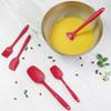 6PCS/SET Heat-resistant Silicone Spatula Set Food Grade Cream Scraper Butter Spreader  Cake