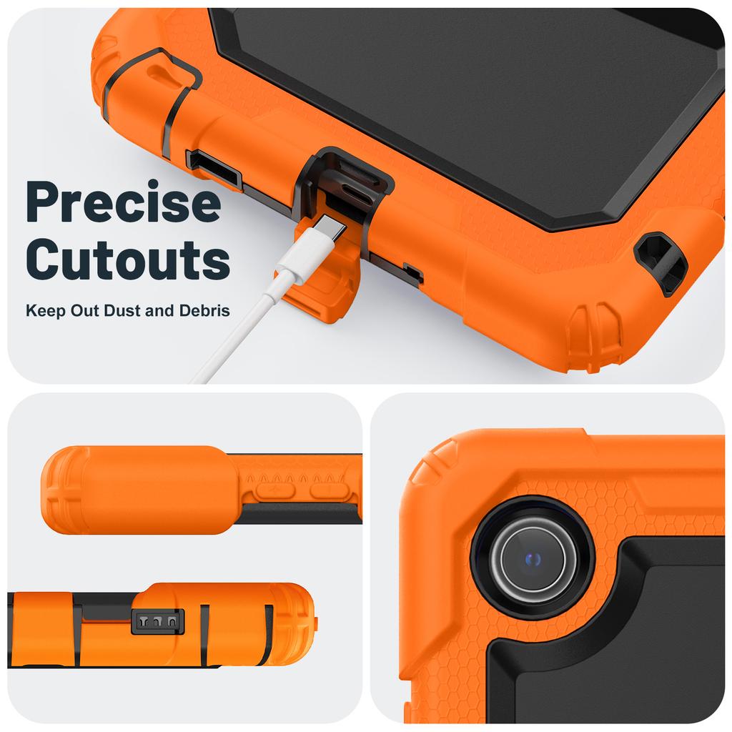 For Lenovo Tab K9 Case Kickstand PC+Silicone Shockproof Tablet Cover