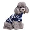 Pet Knitted Sweater Christmas Puppy Clothes 3Pcs Blue Winter