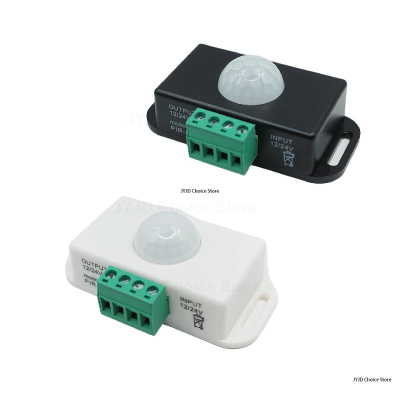 DC 12V-24V 8A PIR Motion Sensor Switch Automatic Adjustable Motion Sensor Motion Sensor Infrared PIR For LED Light