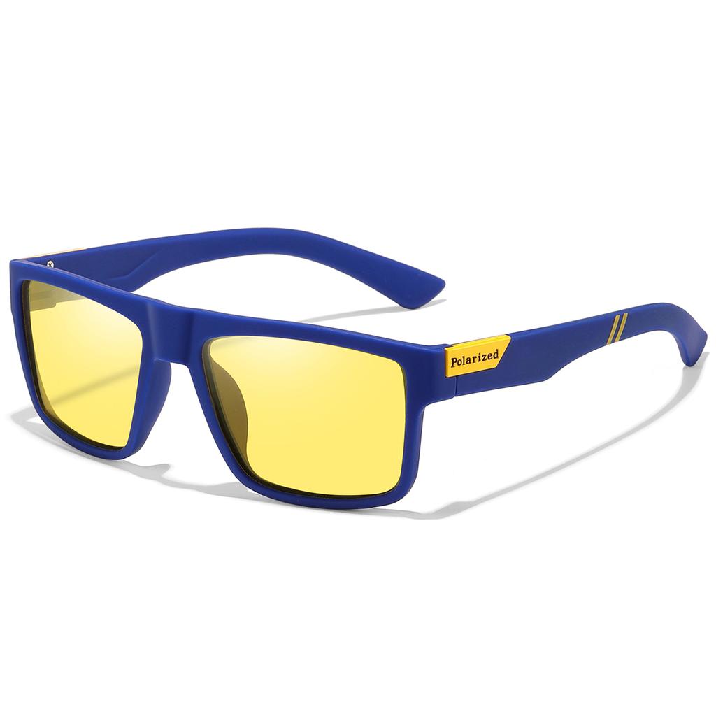 Polarized Sunglasses for Men and Women Classic Square Frame Glasses for Driving Fishing and Golf Unisex