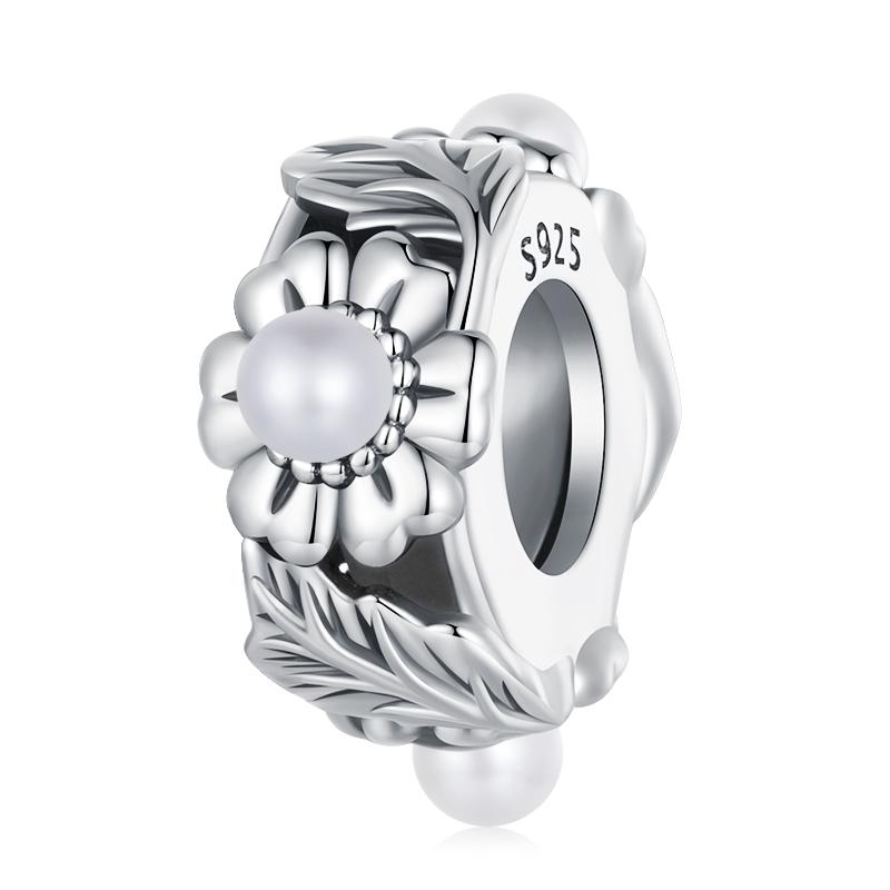 

BAMOER Solid 925 стерлингового серебра Панда/кошка/звезда силиконовые бусины-стопоры подходят для оригинального браслета ювелирные изделия своими руками bamoer классический шарм 12*5mm серебряный