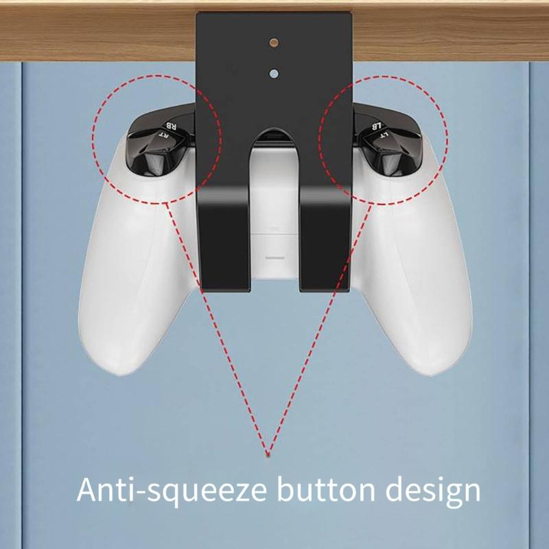 3pcs Universal Gamepad Holder Rack Wall Desk Mount Stand with Strong Load Bearing for Bag Handbag Hat Backpacks