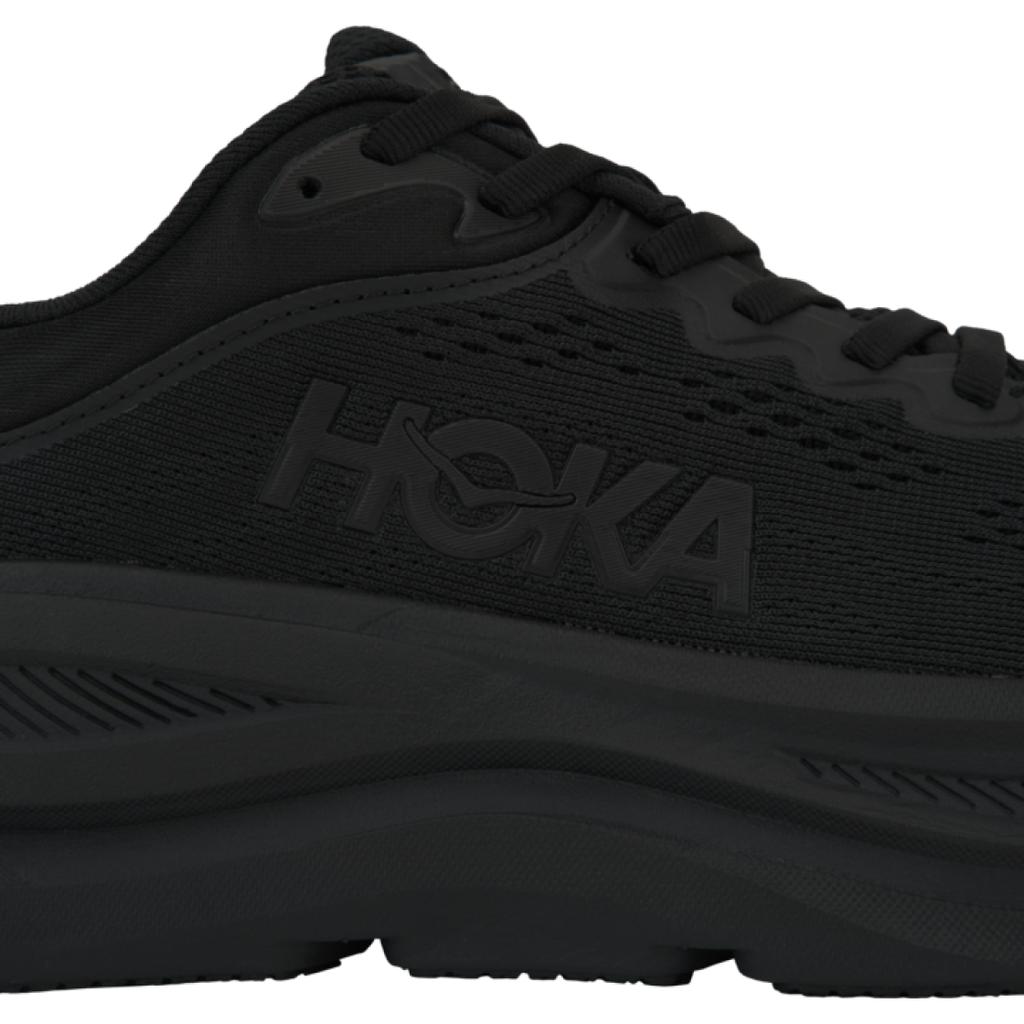 Hoka One One Bondi 9 Comfortable Versatile Durable Breathable Low-Top Long-Distance Running Shoes Women Sneaker Black 1162014-BBLC