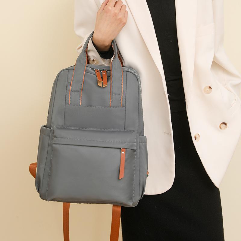 Pendler-Rucksack aus Nylon für Schüler, Schultasche, große Kapazität, Laptoptasche