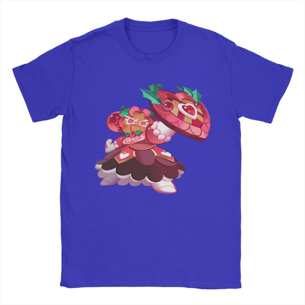 Cookies Run Kingdom TShirt Unisex Hollyberry Cookie Casual Cotton Tee Shirt Crew Neck Short Sleeve T Shirt Summer Clothing