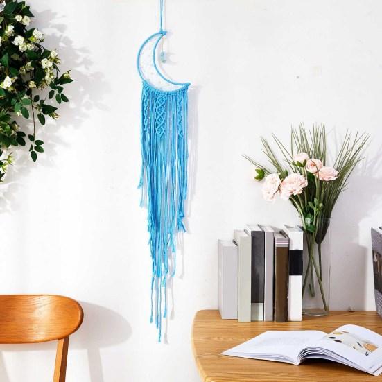 Dream Catcher Handmade Elegant Cotton Rope Nordic Hand-woven Star Moon Macrame Wall Hangings Home Decor