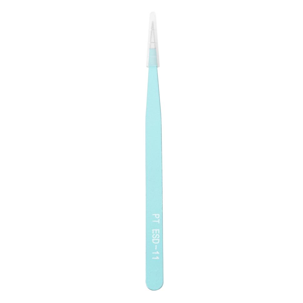 1Pcs 3Colors Anti-Static Excellent Quality Tweezers Bend Long nose Cross Tweezers For intersperse Jewerly Sewing Supplies Tools