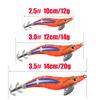 10-14cmLuminous Wooden Shrimp Lure, Artificial Bait for Sea Fishing, Specialized for Squid and Cuttlefish, Highly Realistic Imit