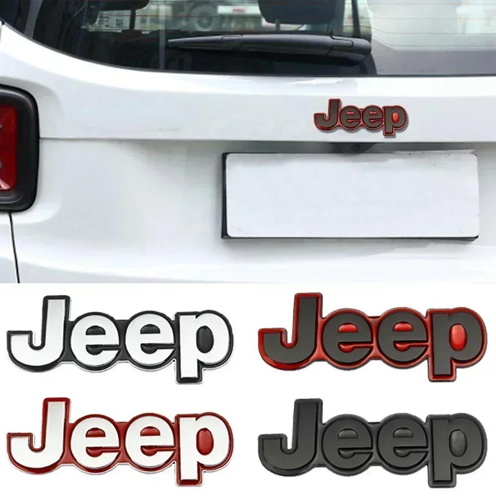 Pro Jeep Auto Samolepky na Karoserii Zadní Znak na Kufr Boční Samolepka na Blatník pro JEEP Wrangler Grand Cherokee Compass Renegade Patriot Rubic