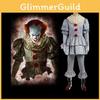 Stephen King's It Scary Clown Joker Pennywise Cosplay Costume Halloween Outfits Perfect Stitching And Exquisite Workmanship