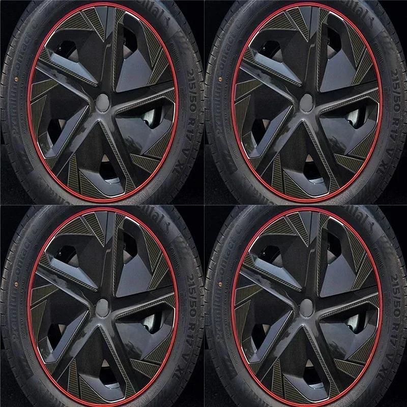 For MG MULAN MG4 EV 4PCS/SET Hub Wheel Sticker 17-18-Inch Automobile Full Cover Car Accessories