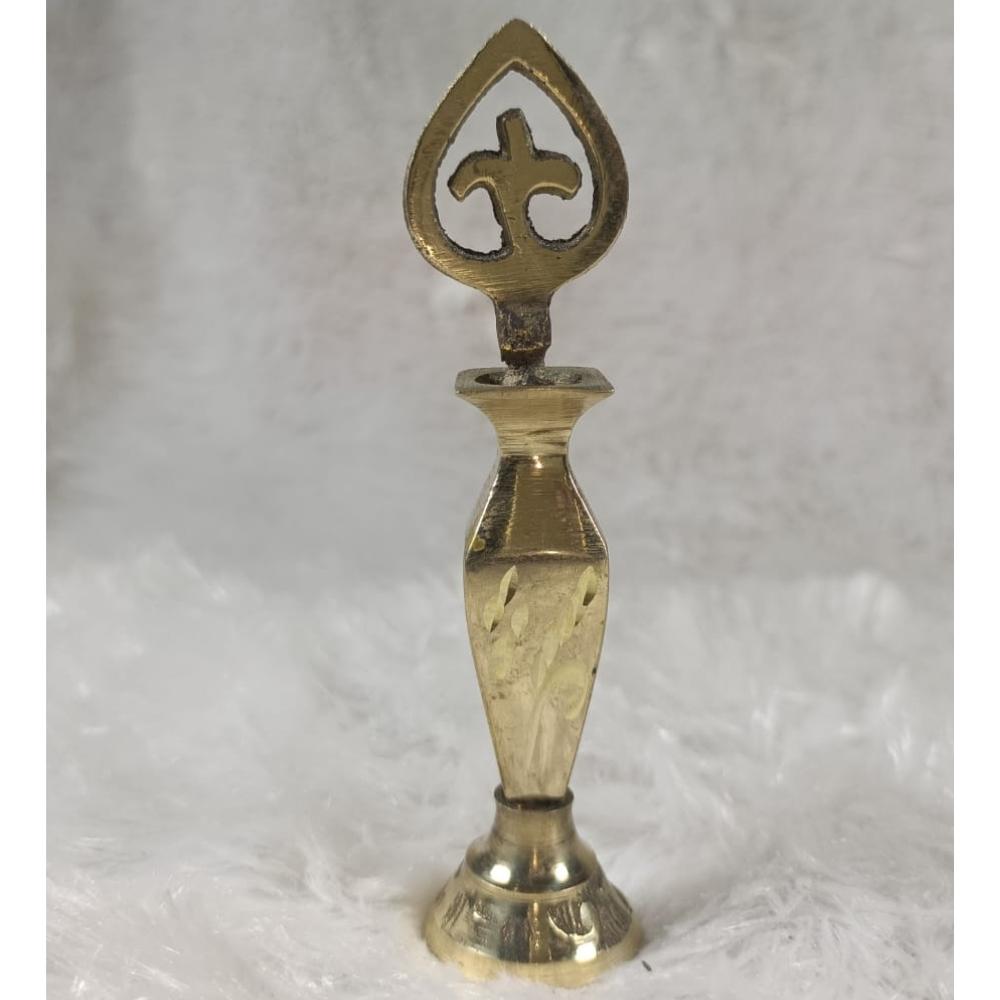 Handcrafted Golden Metal Surmadani | Traditional Surma Holder & Applicator | Vintage Decorative Piece