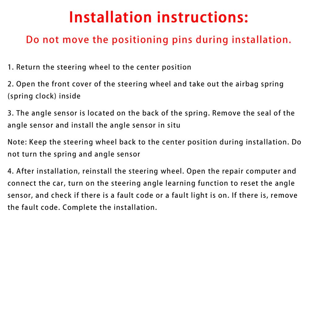 Steering Angle Sensor 47945-1ET0A For Infiniti EX35 FX35 FX50 2008-2012