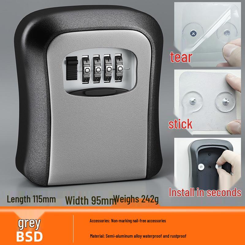 Anti-Theft Password Key Box for Doorway and Construction Site