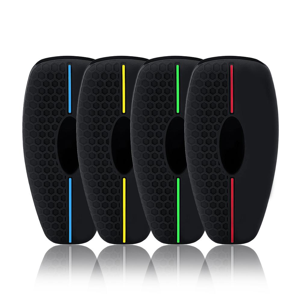 2026 New Silicone Car Key Pack for Ford ST Fiesta Focus Mondeo Ecosport Kuga Edge Escape Metallic Car Key Fob Case Accessories