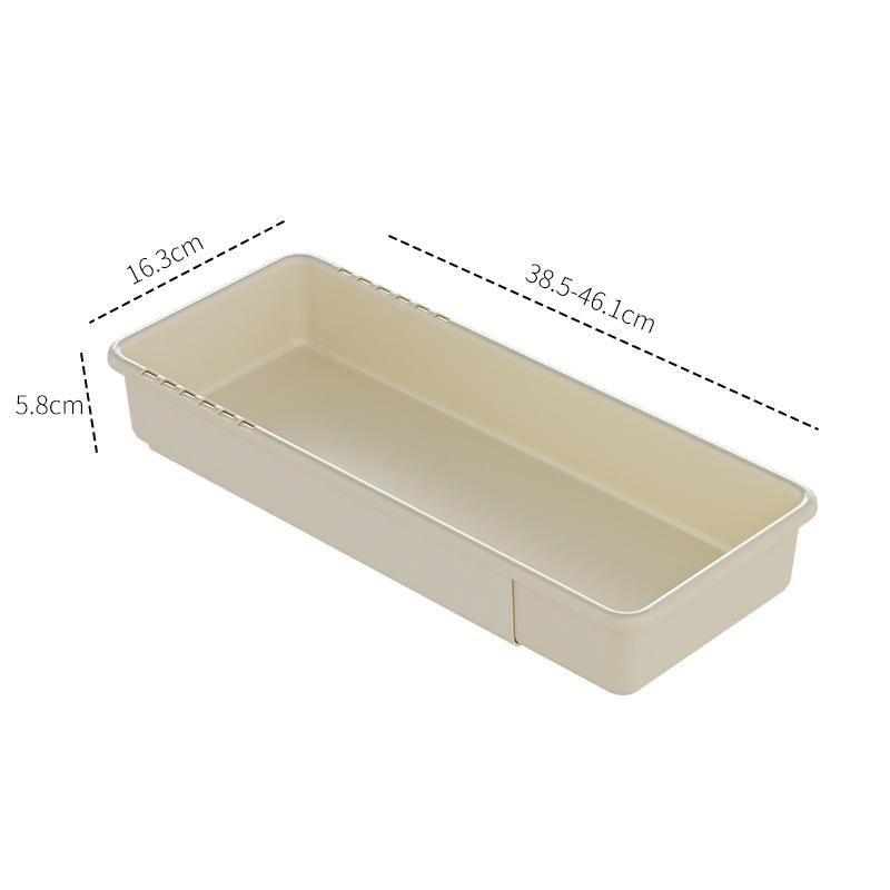 Japanese Extendable Drawer Organizer: Multifunctional Cutlery & Office Stationery Divider