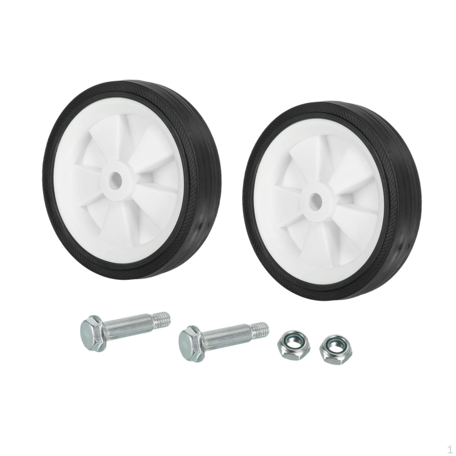 

2 штуки поворотных колес для воздушного компрессора для тележек и верстаков с аксессуарами 14.8cm белый