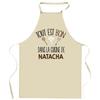 Kitchen Apron - Planetee Everything Is Good In the Kitchen (NATACHA) - Breton Impression - Resistant Cotton - Adjustable Ties