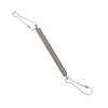 Metal Spring with 2 Clips Durable Stainless Steel Small Animal Cage Accessories Fixing Food Water Dispenser for Rabbit