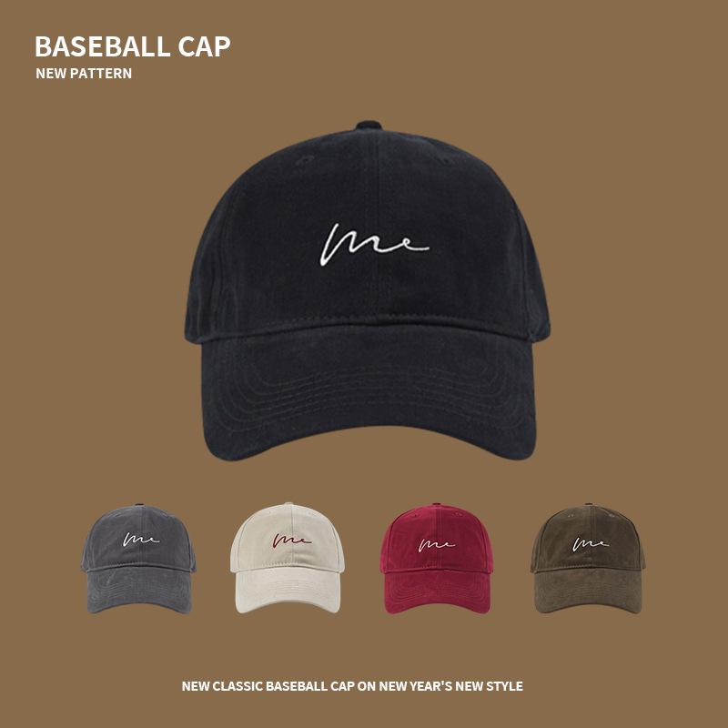 Hat Women's Big Head Circumference Baseball Cap Men's Trendy Niche Design Sense Versatile Sports Cap Show Small Face