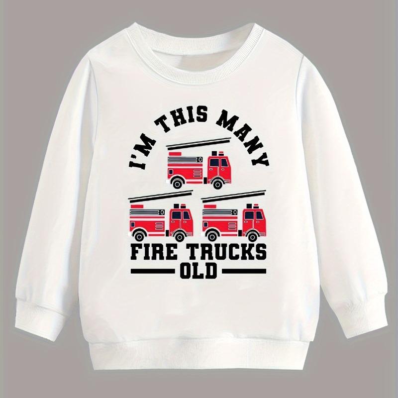 Kids Crewneck Sweatshirt, Christmas & Thanksgiving Carnival New Arrival, Cartoon Graphic Print, Spring Autumn Winter Holiday Tops