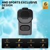 Wearable Bluetooth-compatible Speaker with Microphone Clip On Portable Speaker Wireless Speaker Waterproof for Travel