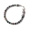Qoocobb Silver Jade & Hematite Mix Gemstone Bracelet Gemstone Classic-28