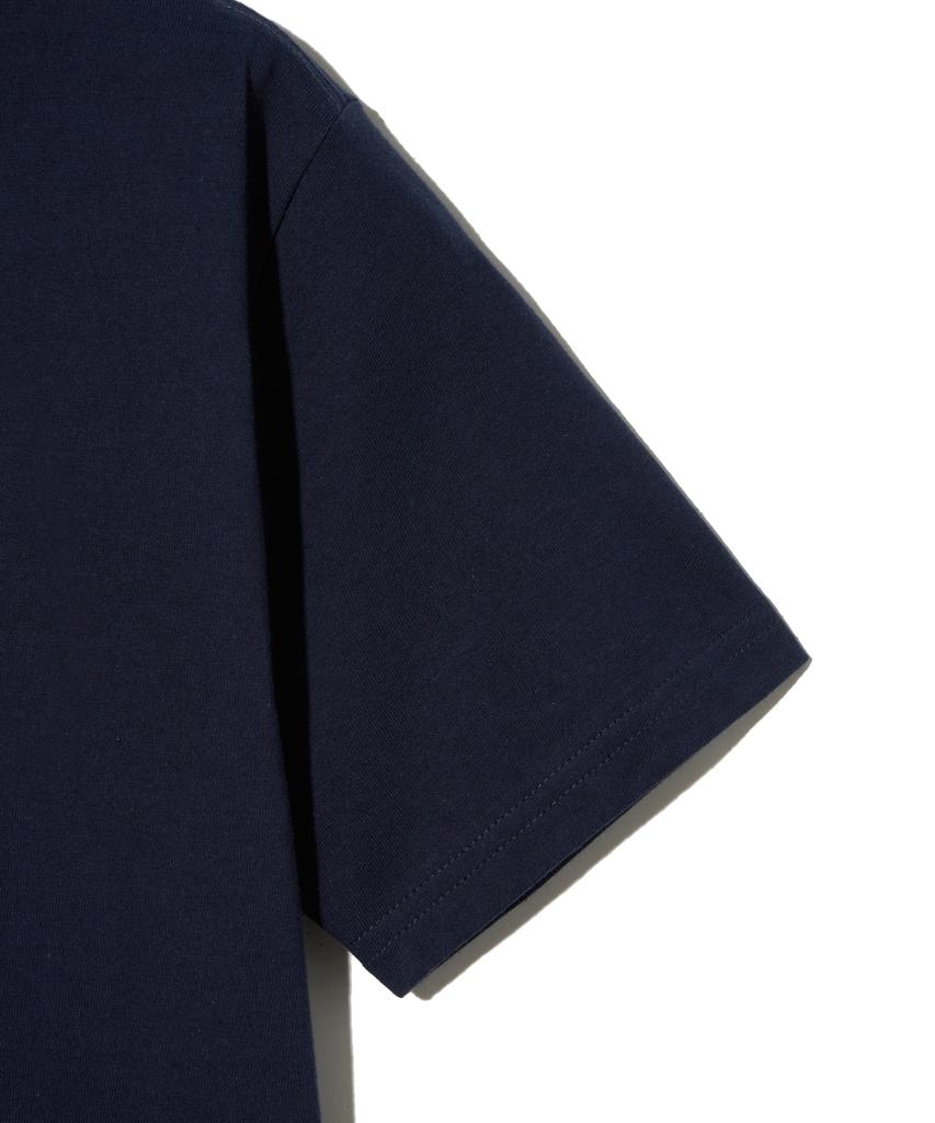 Pibseumateu Deep Blueberry Basic Crop T-Shirt