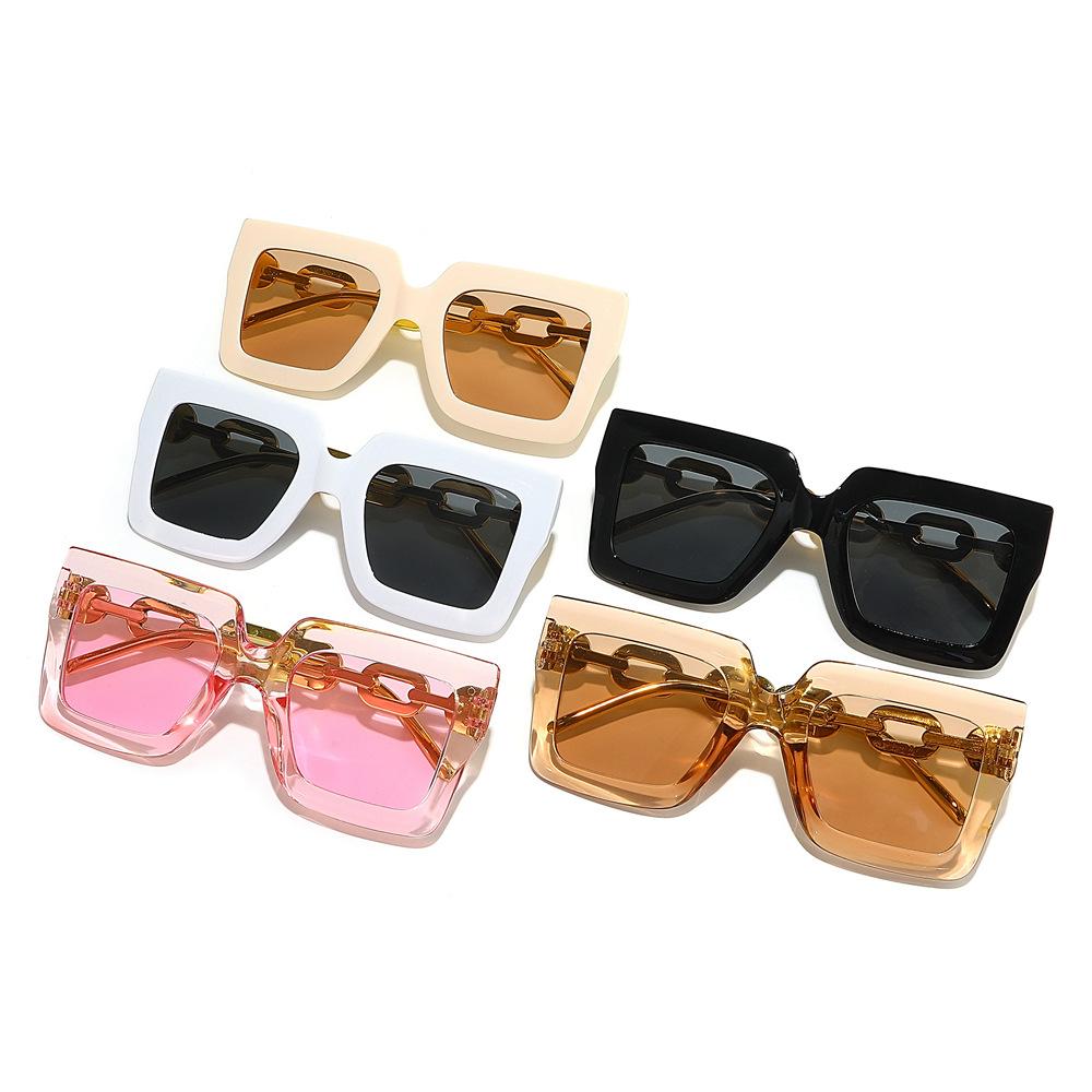 JYL TS Sunglasses Summer Chain Square INS Women/981