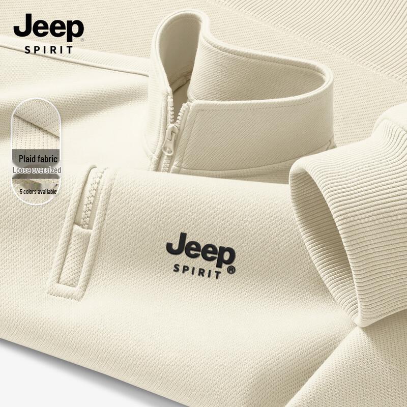 

JEEP SPIRIT Men s Loose Fit Pullover Sweatshirt 2XL