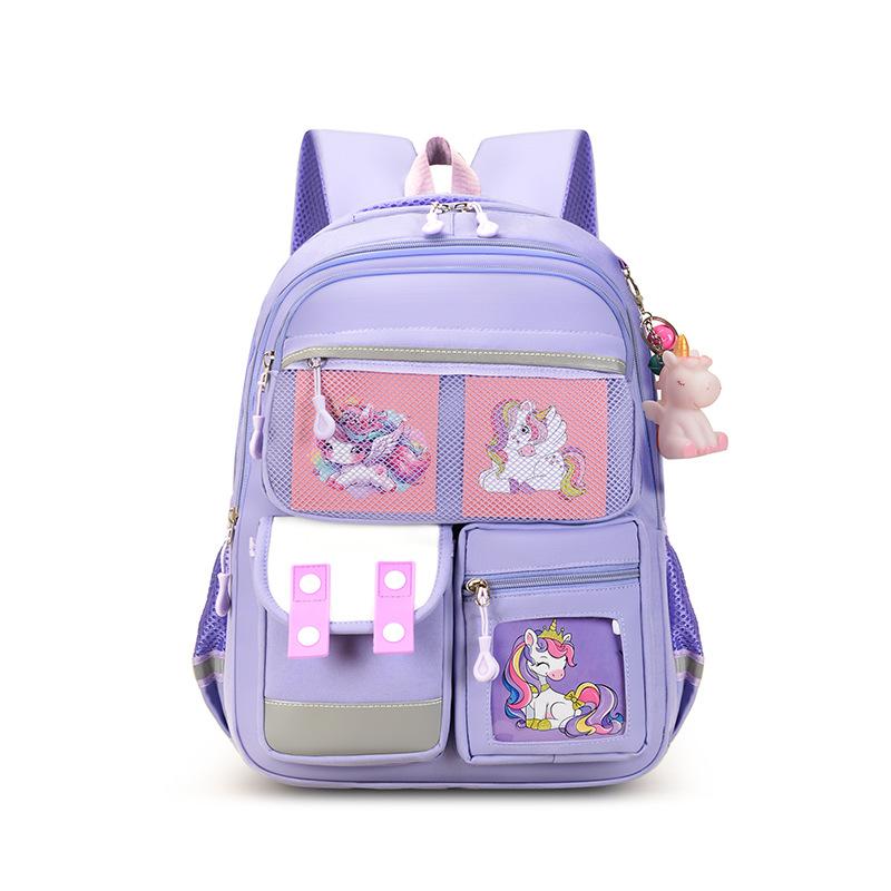 Cartoon Animation Boys And Girls Backpack Large Capacity Elementary School Bag Children'S Backpack