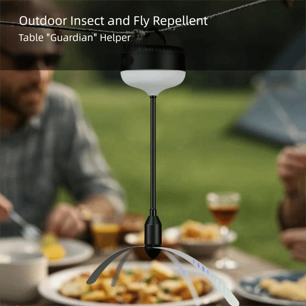 Hangable Mosquito Repellent Fan Multi Functional Table Fan Household Outdoor Fan  Picnic