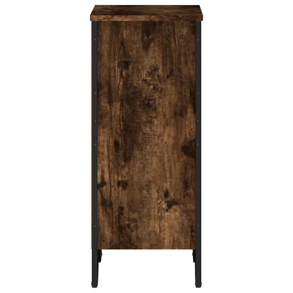 Bookshelf Smoked Oak 50 X 31 X 74.5 Cm Engineered Wood