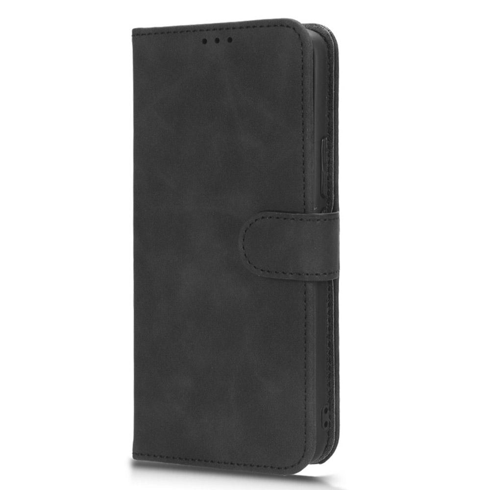 For Infinix Smart 6 Skin-Touch Feeling PU Leather Phone Case Stand Flip Wallet Cover
