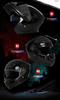 All-Season Universal Flip-up Motorcycle Helmet with Double Visor and Bluetooth Earbuds for Men and Women