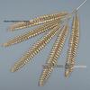Gold-Tone Artificial Flowers Buddhist Beads Arrangement for Weddings & Home Decor