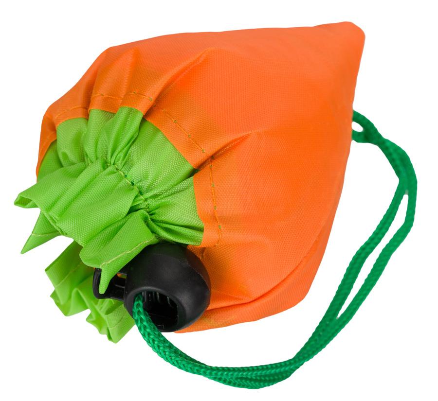Foldable shopping bag in the shape of a fruit/vegetable