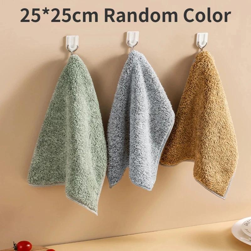 20*20cm Čisticí utěrky z bambusového uhlíku, hadry, savé, nepřilnavé k oleji, na mytí, kuchyňská utěrka, domácí čisticí nástroje