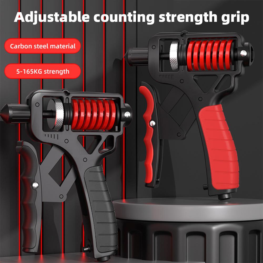 Adjustable Grip Strength Trainer Hand Grip Strengthener with Ergonomic Non-Slip Handle and