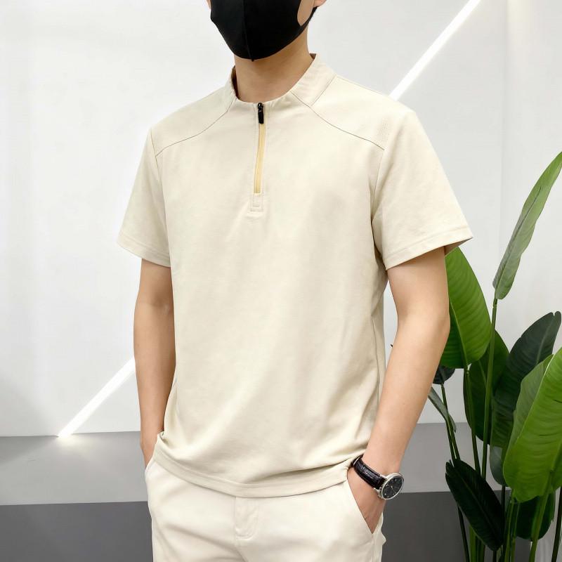 

Winter Harley Home Hemp Linen 180g Moisture-Wicking Cool Short Sleeve Shirt with Zipper Placket 4XL (90-95 kg) бежевий/абрикосовий