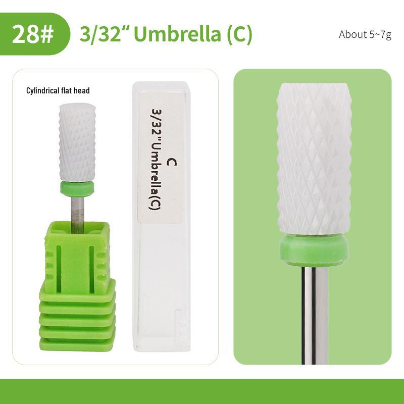 Ceramic Nail Drill Bit for Nail Art & Gel Polish Removal